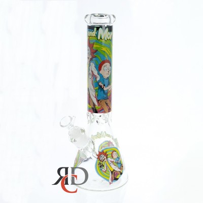 WATER PIPE BEAKER GLOW IN DARK WP25047 1CT